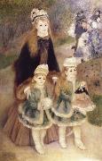 Pierre-Auguste Renoir Mother and Children oil painting artist